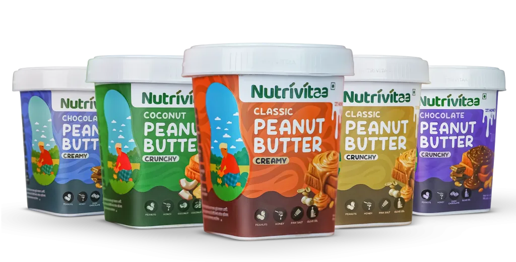 Nutrivitaa Peanut Butter jars